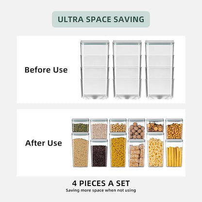8-Piece Set of Pop Airtight Food Storage Containers - Image 4