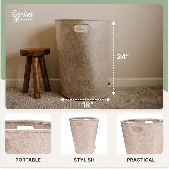 Parker Baby Nursery Laundry Hamper - Image 4