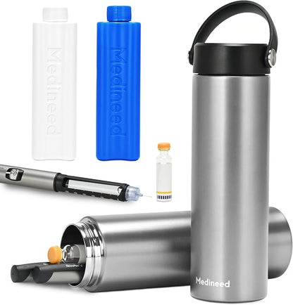 Insulin Cooler Travel Case TSA Approved, Refrigerated Medicine Case by Medineed