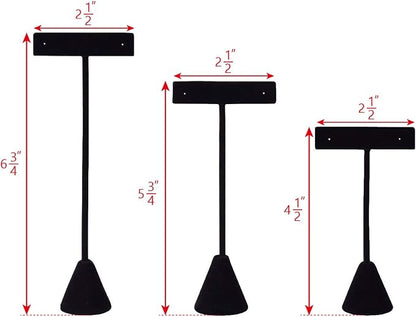 Ikee Design 6Pcs Set Earring T Stand Display Set - Image 2