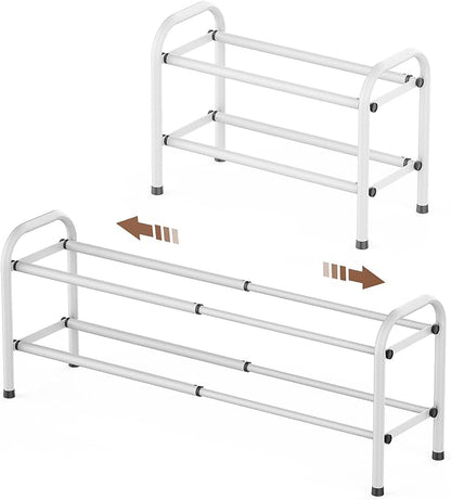 Gonfoam Expandable 2-Tier Shoe Rack by Gonfoam