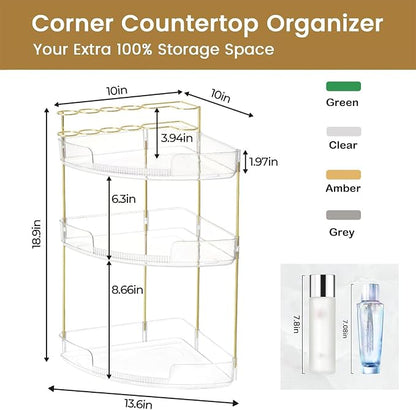 FELIZHOUSE 3-Tier Makeup Organizer - Image 4