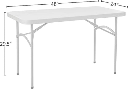 Office Star Resin Multipurpose Rectangle Folding Table - Image 9