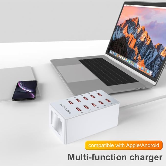 USB Charger 10-Ports Charging Station - Image 6