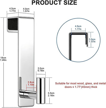 PMMASTO 2-Pack Over The Door Hooks - Image 3