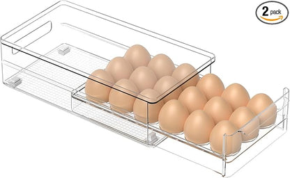 Acrylic Egg Box Transparent 18 and 36 Pack Storage by TAYUOO