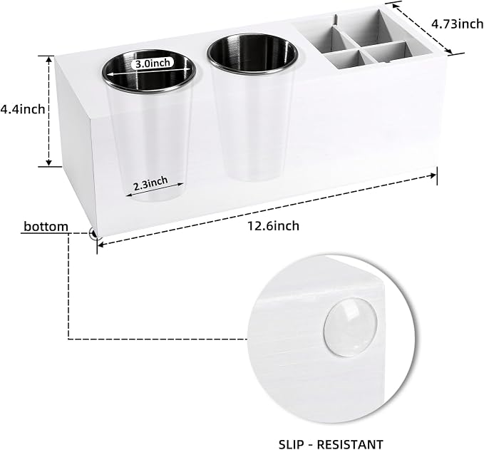 Hair Dryer Countertop Holder, Hair Tool Organizer Wall Mount, Blow Dryer Holder - Image 2