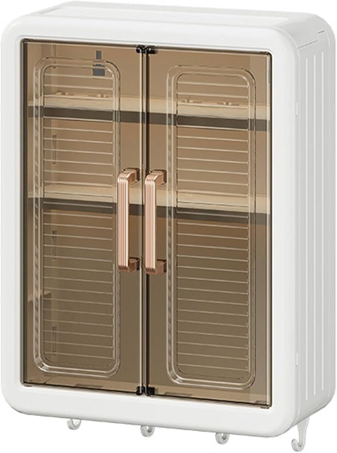 Without Drilling Wall Mounted Makeup Organizers Large Capacity Bathroom Storage - Image 5
