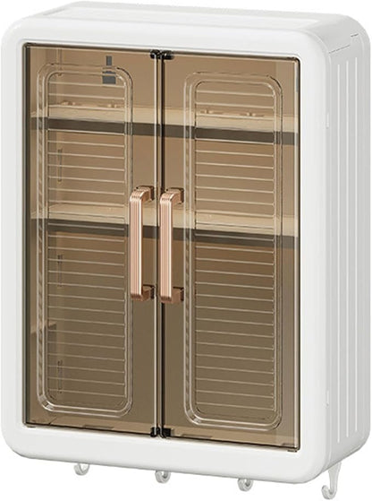 Without Drilling Wall Mounted Makeup Organizers Large Capacity Bathroom Storage - Image 5