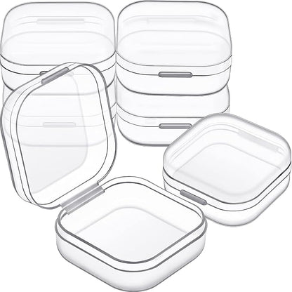 Jetec 6 Pieces Mini Plastic Clear Beads Storage Containers Box by Jetec
