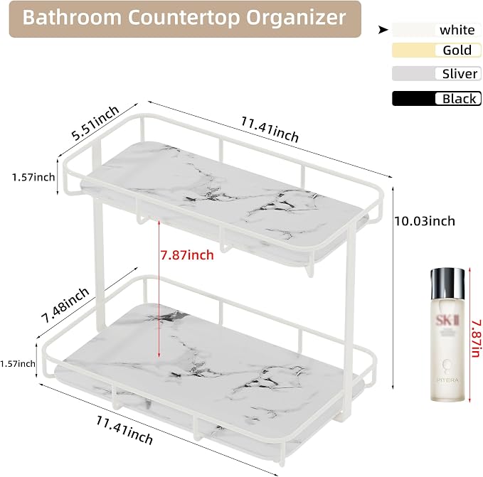 Bathroom Organizer Countertop Perfume Organizer Makeup Organizer Cosmetics - Image 4