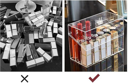CLUQMEIK Acrylic Rollerball Perfume Organizer Beauty Scent Holder - Image 6