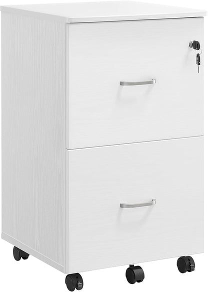VASAGLE 2-Drawer File Cabinet, Locking Filing Cabinet by VASAGLEbySONGMICSHOME