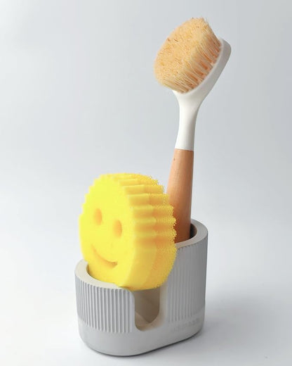 2-in-1 Diatomite Sponge Holder for Kitchen Sink, Quick-Drying Dish Sponge and - Image 7