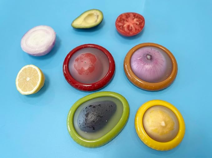 4PC Silicone Fruit and Vegetable Storage Containers Set - Image 6