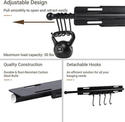 13" Valet Rod for Closet Pull Out - Image 4