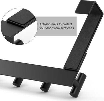 PMMASTO Over The Door Hooks, Fits 1-3/4" Thick Door No Drill Hooks - Image 5