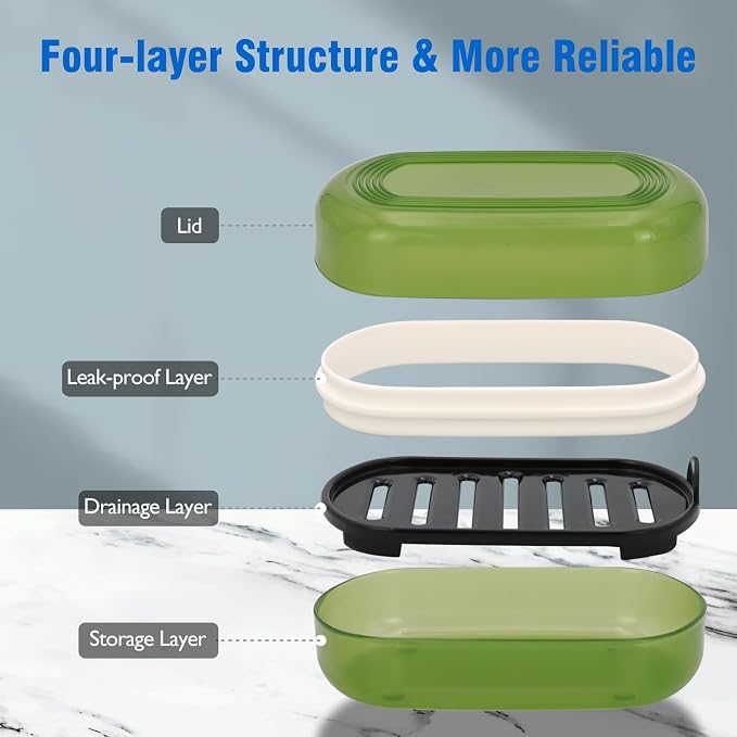 Soap Holder - Portable Travel Soap Case - Perfect - Image 2