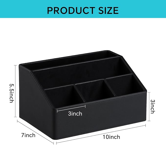Remote Control Holder with 5 Compartments - Image 7