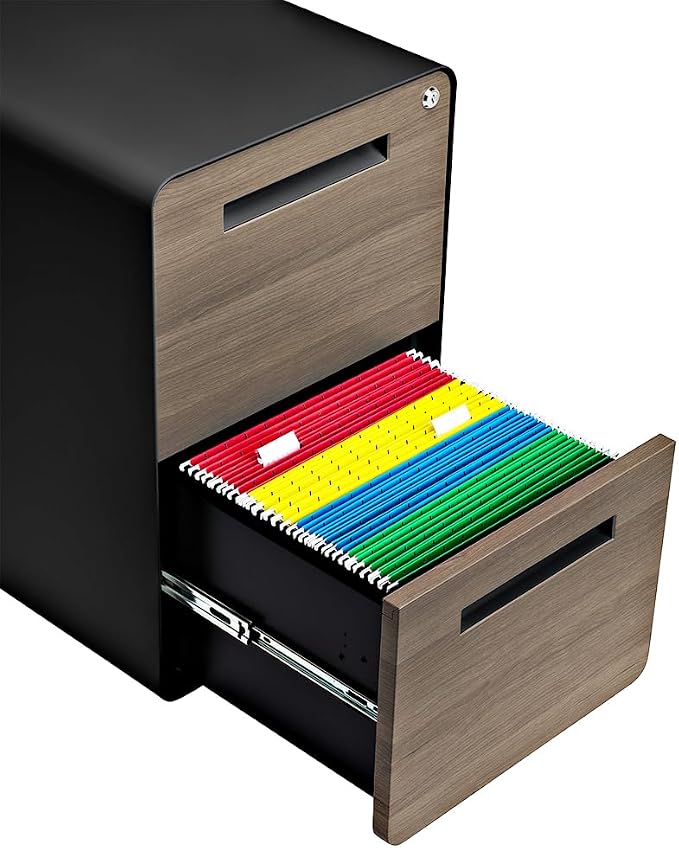 Laura Davidson Furniture Stockpile 2 Drawer Mobile File Cabinet - Image 4