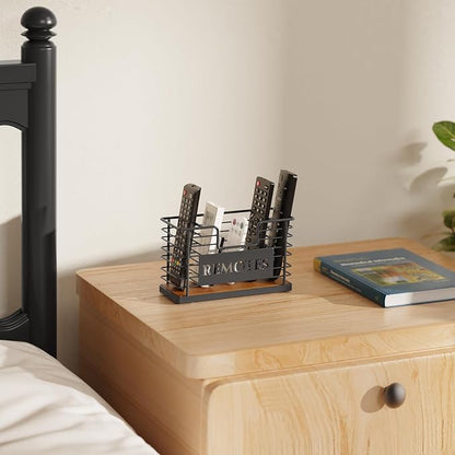 Remote Control Holder, 5-Slot TV Remote Holder Wall Mount, Universal Remote - Image 6