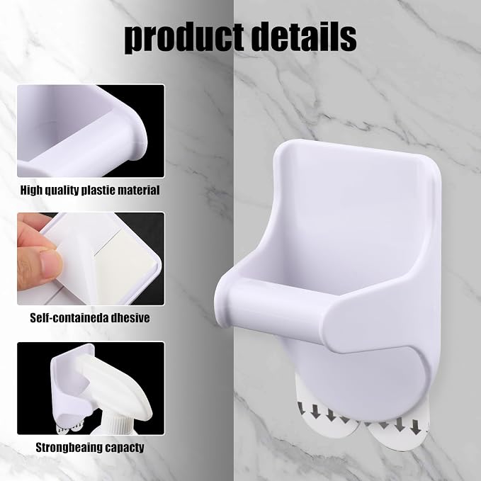 8Pcs Wall Mount Spray Bottle Holder, No Damage Strong Adhesive Bottle Hooks - Image 3