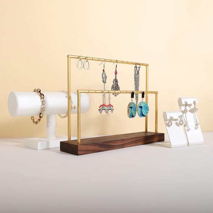 GemeShou wooden earring holder organizer - Image 7