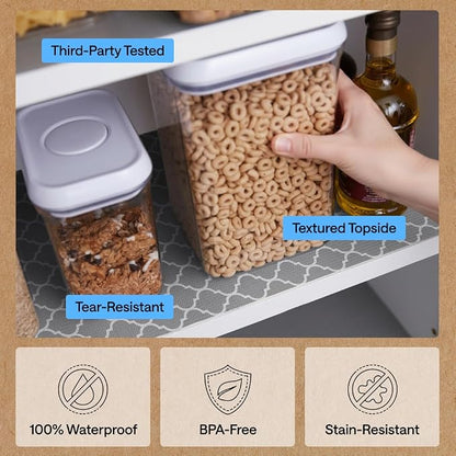 GORILLA GRIP DripGuard Shelf Liner, Non-Adhesive Drawer and Kitchen Cabinet - Image 5