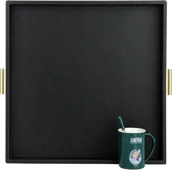 HofferRuffer Elegant Decorative Serving Tray, Coffee Table Serve Tea, Coffee or by HofferRuffer