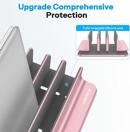 OMOTON Vertical Laptop Stand, Desktop Aluminum Mac Book Stand - Image 4