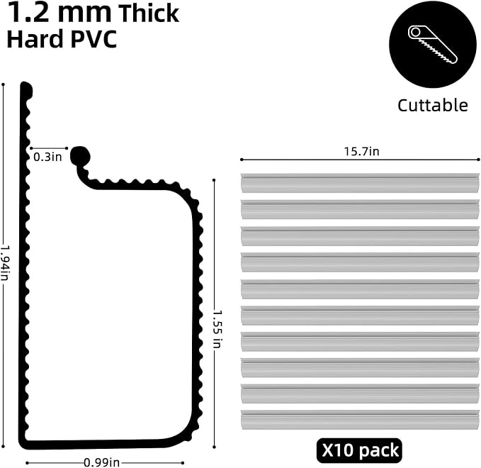 YECAYE 157in Cable Management, Cord Organizer, Easy Install Self-Adhesive Cable - Image 4