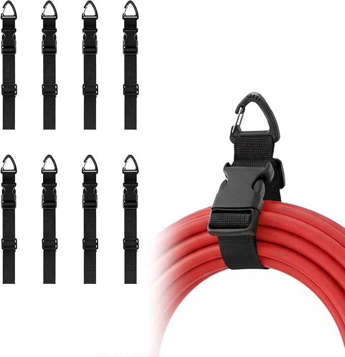 8-Pack Heavy Duty Extension Cord Organizer by CASYUNE
