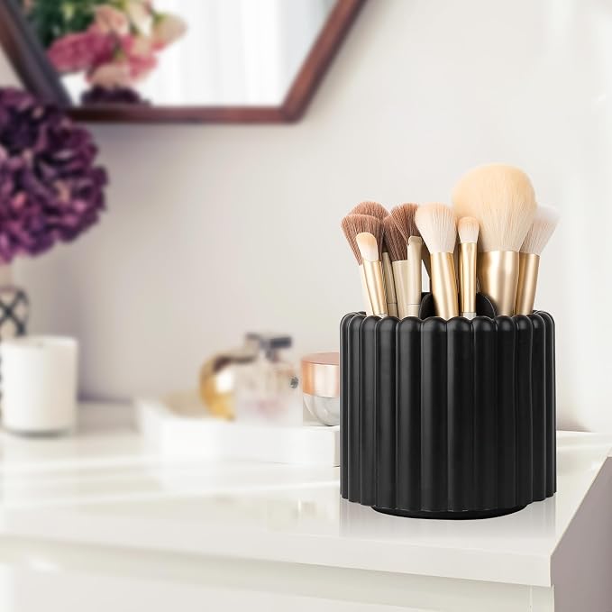 Anyoifax 360 Rotating Makeup Brush Holder 7 Slots Make Up Brush Organizer - Image 6
