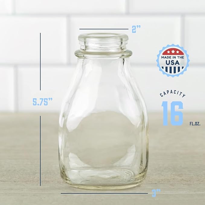 kitchentoolz 16 Oz Glass Milk Jug - Image 5