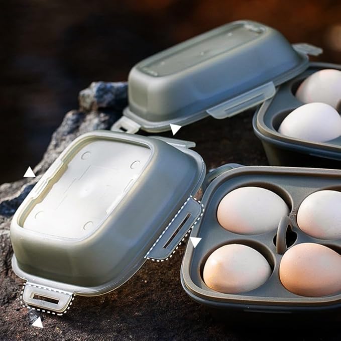 4 Girds Egg Holder Container - Image 8