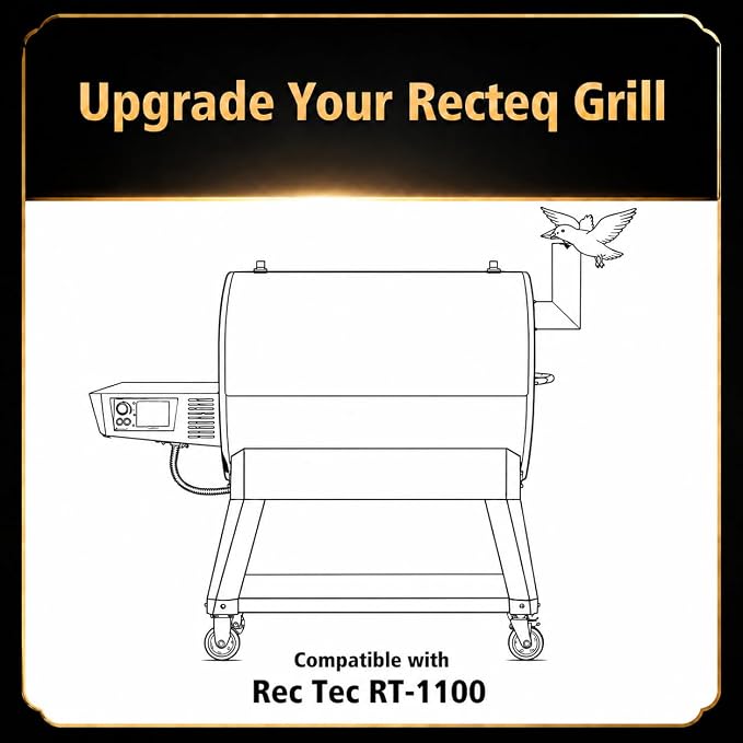 QuliMetal Front Shelf for Recteq RT-1100, Folding Front Grill Table Accessory - Image 5