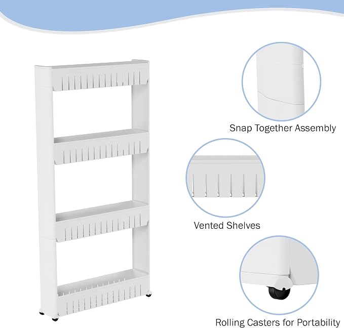 4-Tier Storage Organizer Rack - Image 4