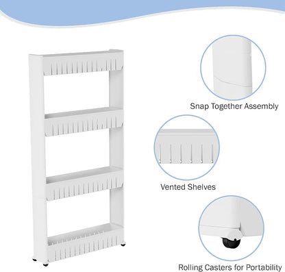 4-Tier Storage Organizer Rack - Image 4