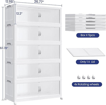 600QT Extra Large Stackable Storage Bins - Image 2