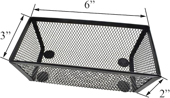 HAHIYO Stackable Mesh Tray Cup 6 x 3 x 2 inches Sturdy Container - Image 3