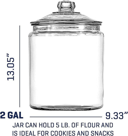 Anchor Hocking Heritage Hill Glass Jar - Image 3