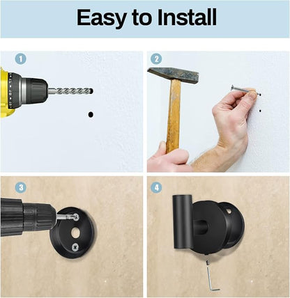 Kruodop Towel Hooks for Bathroom, 4 Packs Wall Mount Towel Holder, Stainless - Image 3