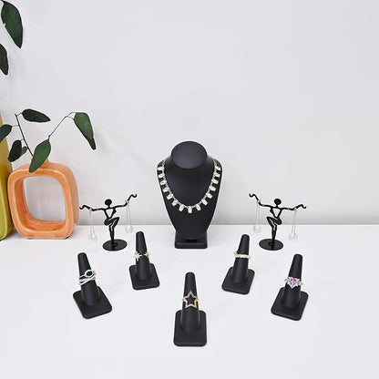 MOOCA Jewelry Display Set, Necklace Display Bust, Earring Organizer, Ring - Image 7