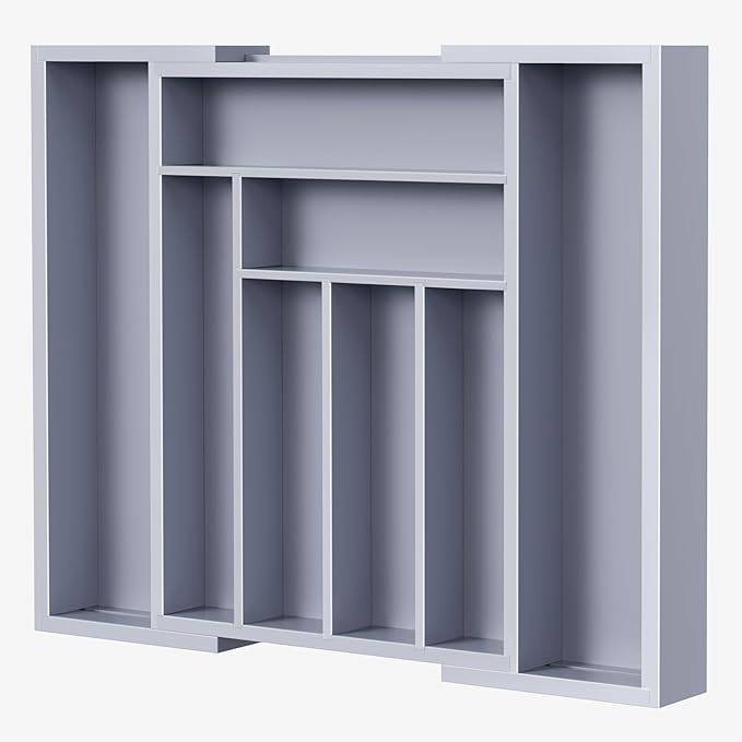 Pipishell Bamboo Expandable Drawer Organizer by Pipishell