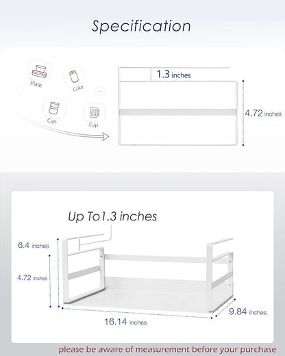 Nxconsu 2Pack Under Shelf Storage Basket Organizer Hanging Holder - Image 2