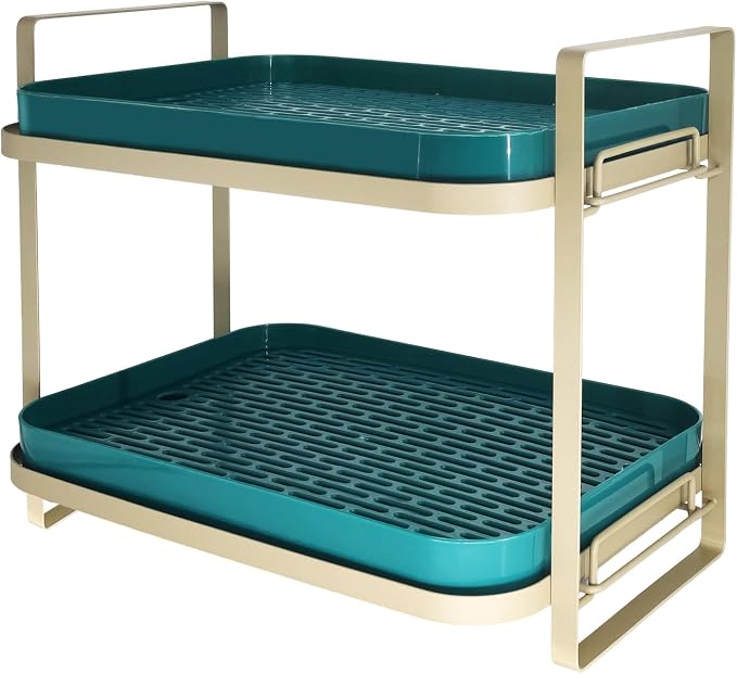 2 Tier Countertop Coffee Station Organizer by Vilnemenes