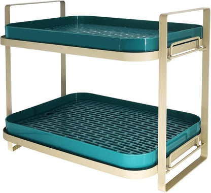 2 Tier Countertop Coffee Station Organizer by Vilnemenes