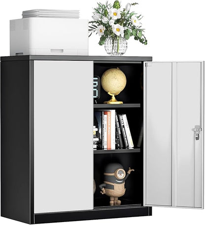 INTERGREAT Metal Garage Storage Cabinet, Small Steel Cabinet by INTERGREAT