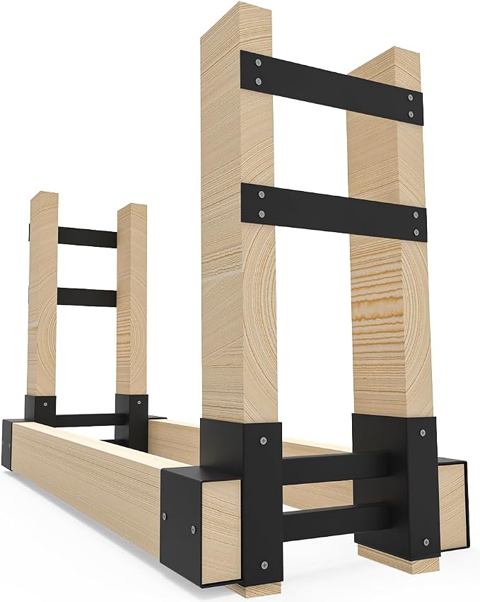 Outdoor Firewood Rack Bracket Kit by Fiwithy