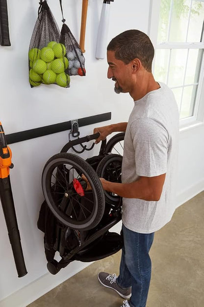 Rubbermaid 20-Piece FastTrack Garage Wall-Mounted Storage Kit 5 Rails and 15 - Image 8
